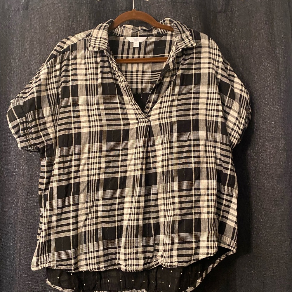 XL High low dressy top